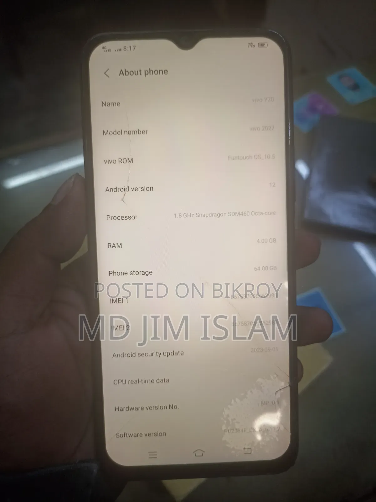 Vivo Y20 64 GB Purple