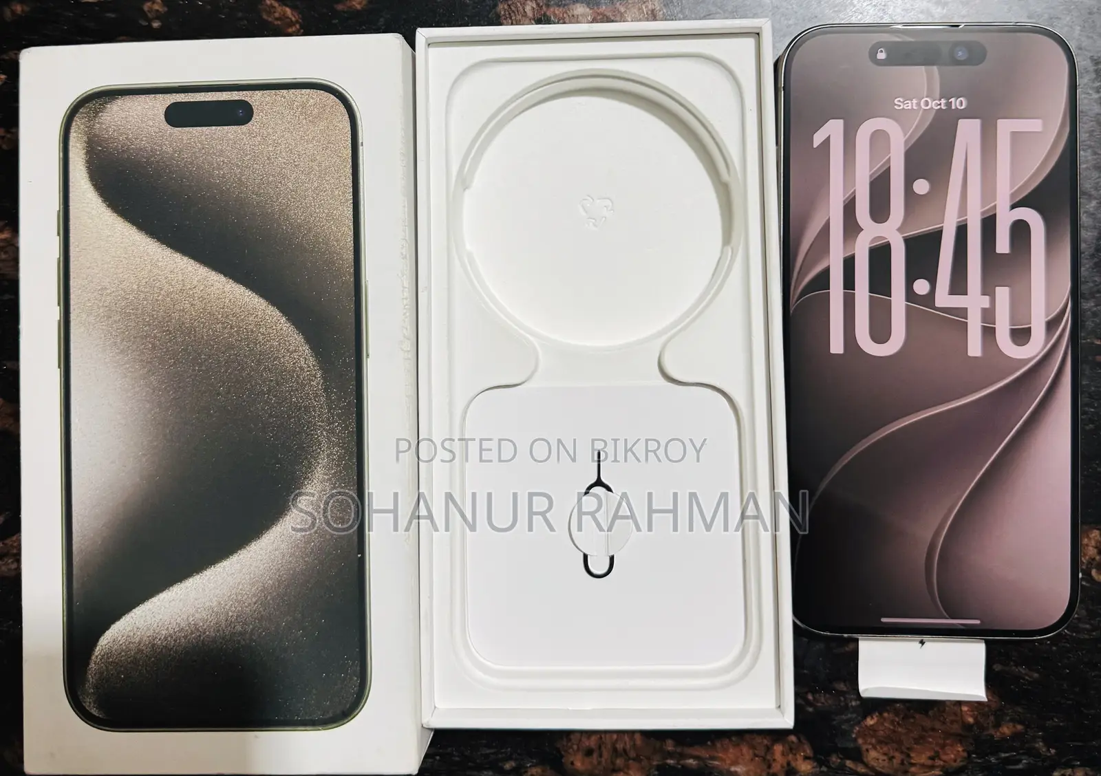 অ্যাপল আইফোন ১৫ প্রো ১২৮ জিবি সিলভার