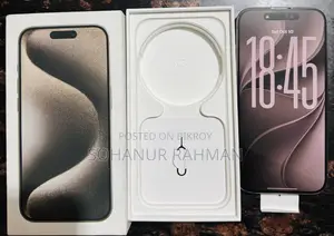 অ্যাপল আইফোন ১৫ প্রো ১২৮ জিবি সিলভার