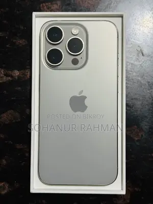 অ্যাপল আইফোন ১৫ প্রো ১২৮ জিবি সিলভার