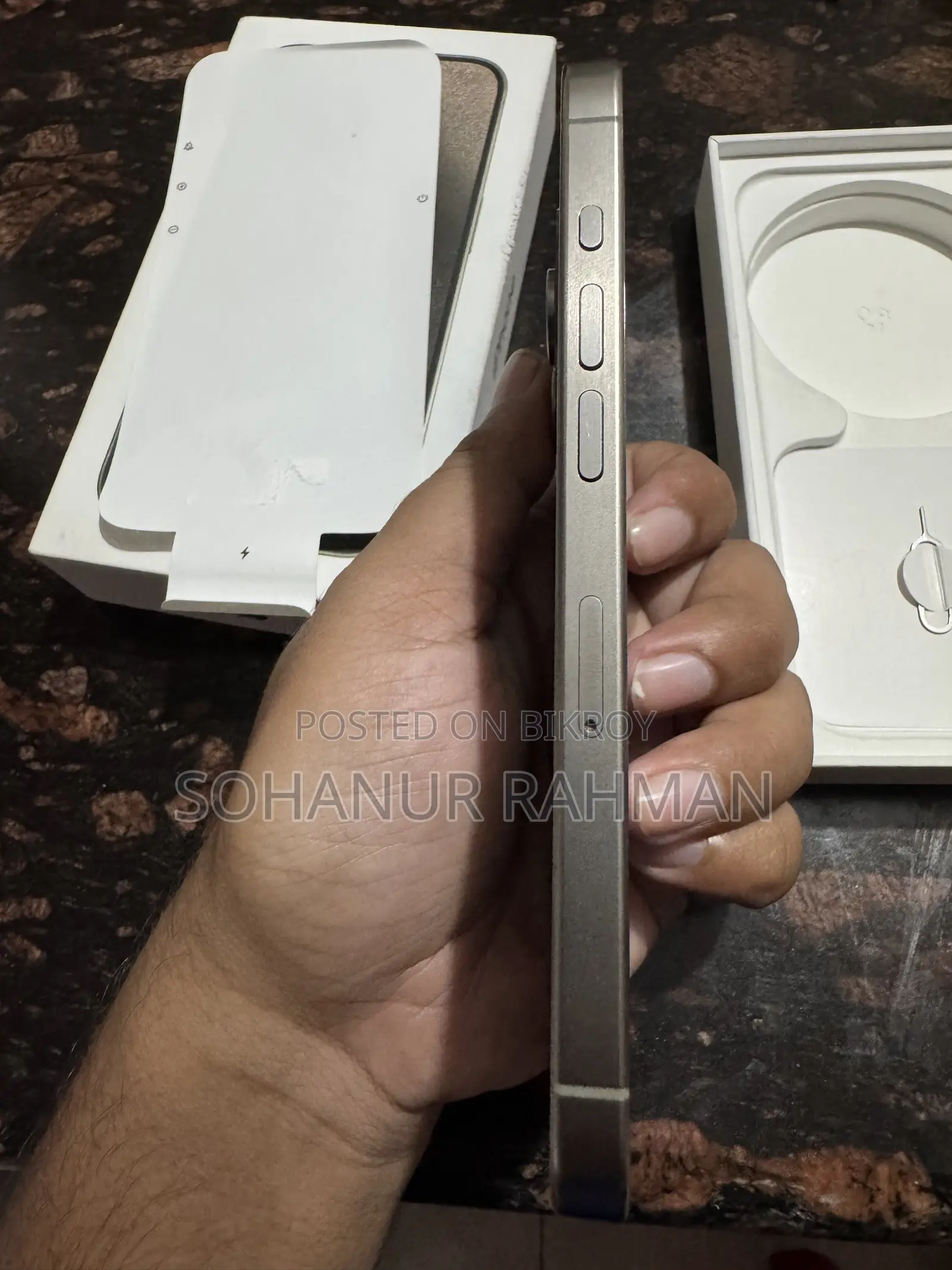 অ্যাপল আইফোন ১৫ প্রো ১২৮ জিবি সিলভার