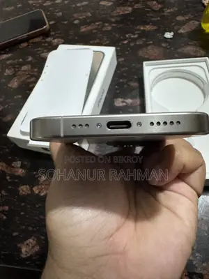 অ্যাপল আইফোন ১৫ প্রো ১২৮ জিবি সিলভার