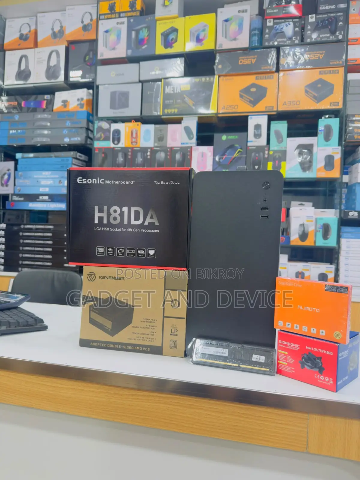 New Desktop Computer 4GB Intel Core i3 SSD 500GB