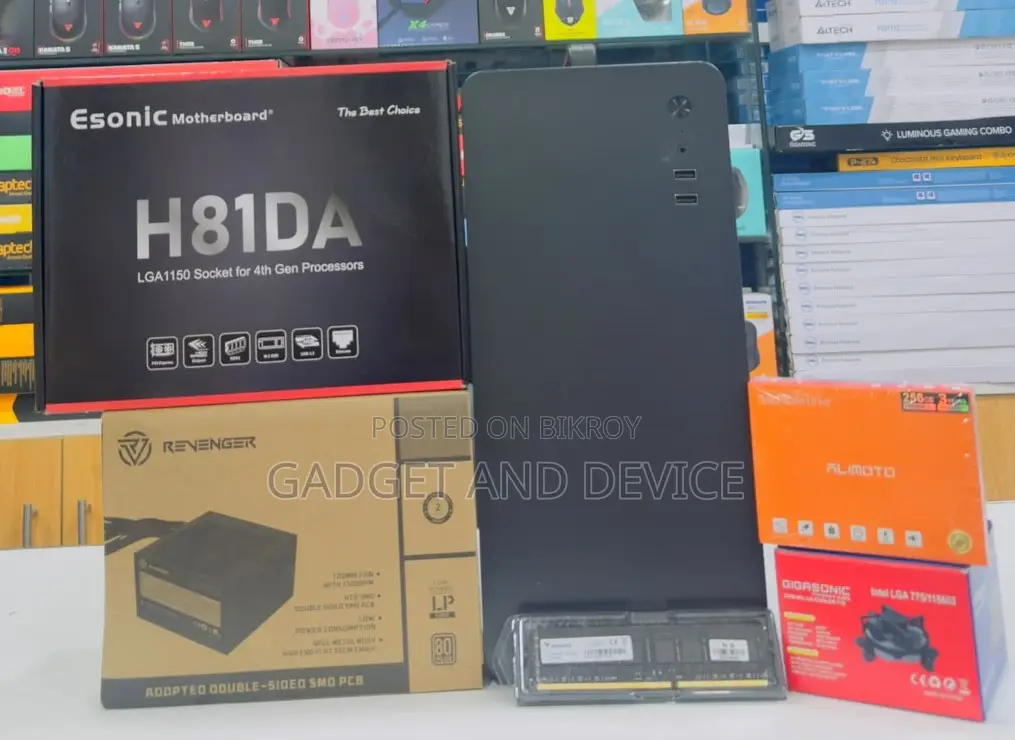 New Desktop Computer 4GB Intel Core i3 SSD 500GB