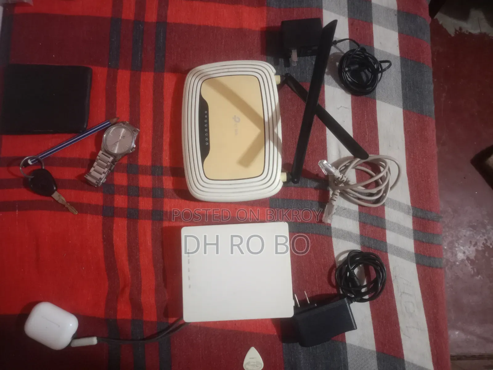 WiFi Router and Accessories for Sale including ONU and Charger