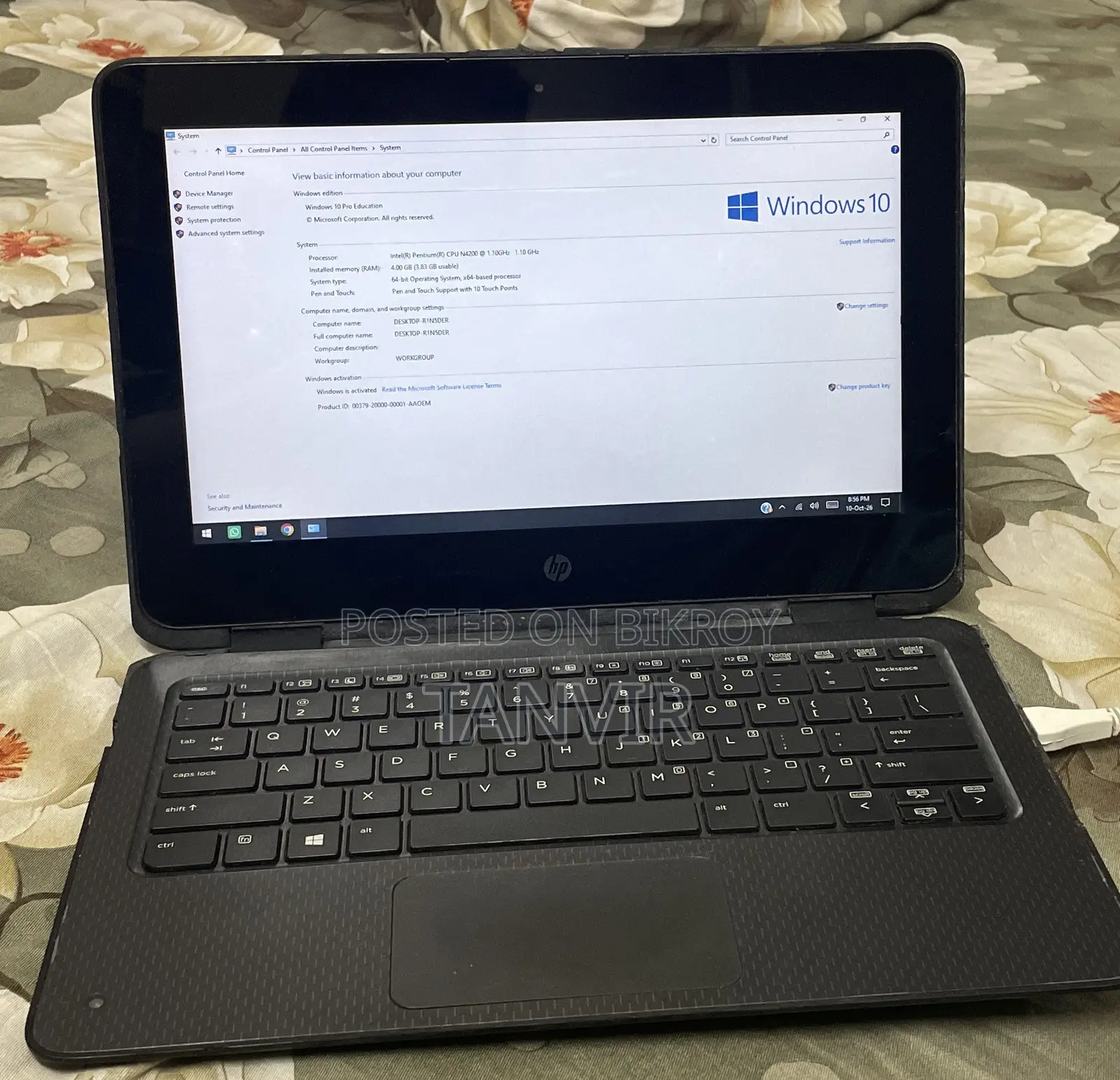 Laptop HP ProBook 11 X360 G1 EE 4GB Intel Pentium SSD 128GB