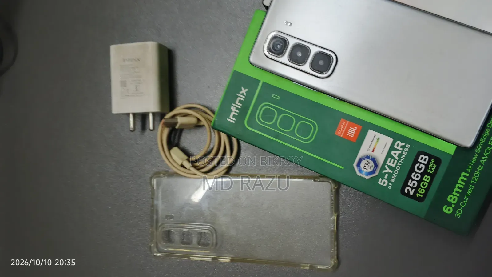 Infinix Hot 50 Pro+ 4G 256 GB Silver
