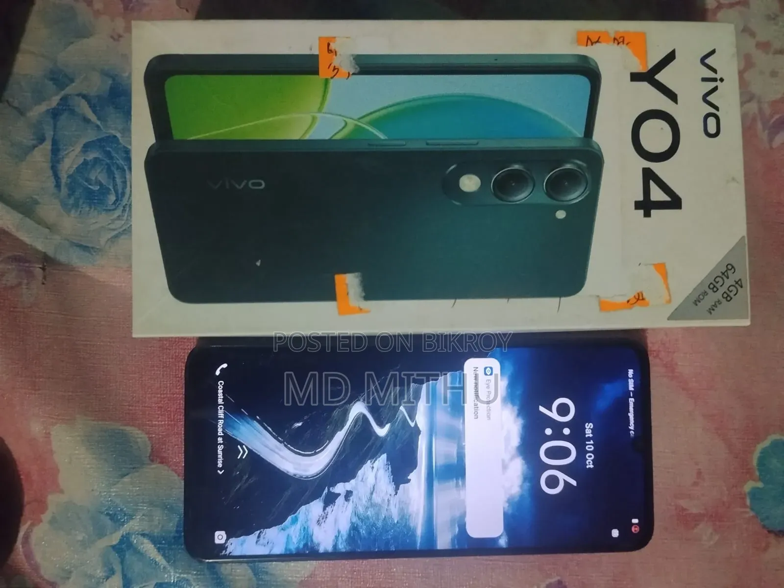 Vivo Y04 64 GB Black