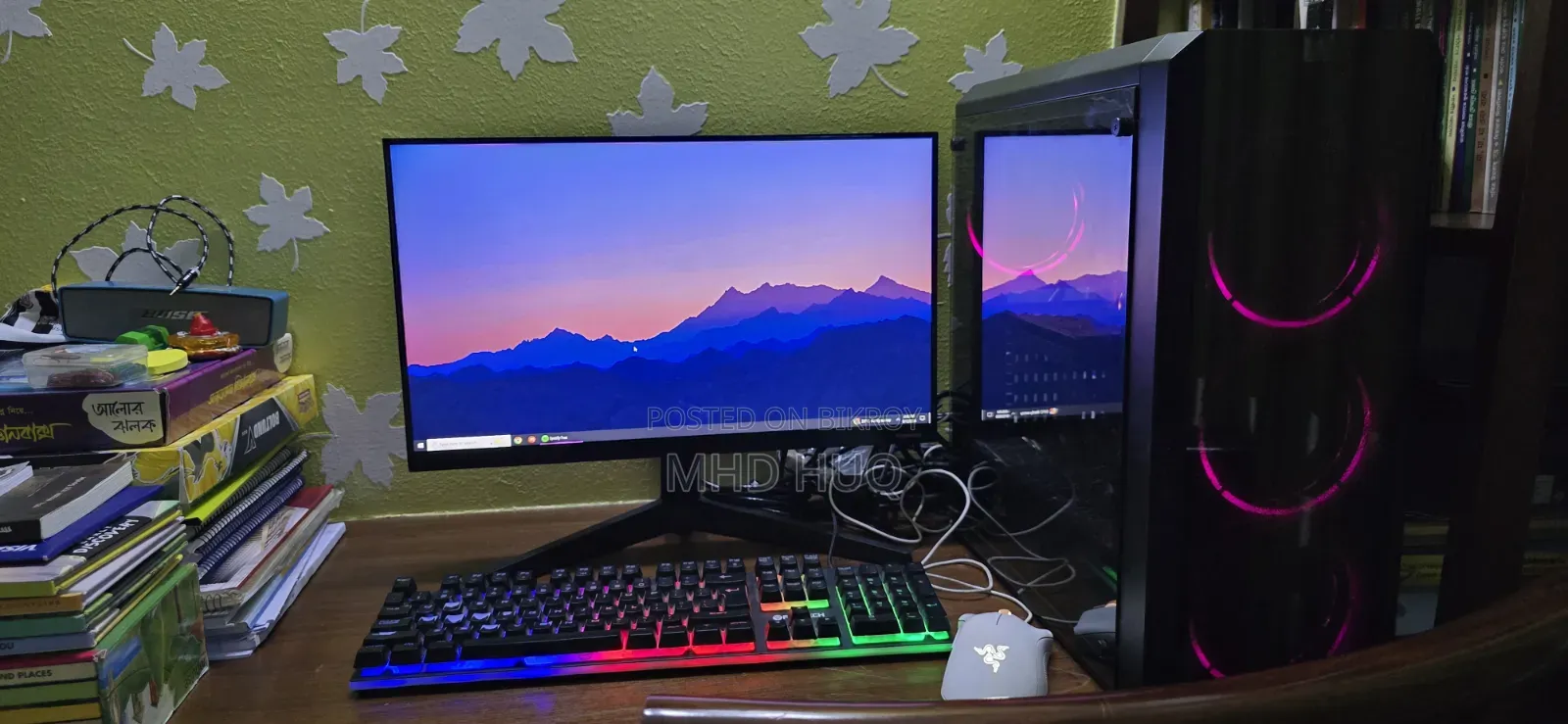 Desktop Computer 8GB AMD Ryzen 3 HDD+SSD 512GB