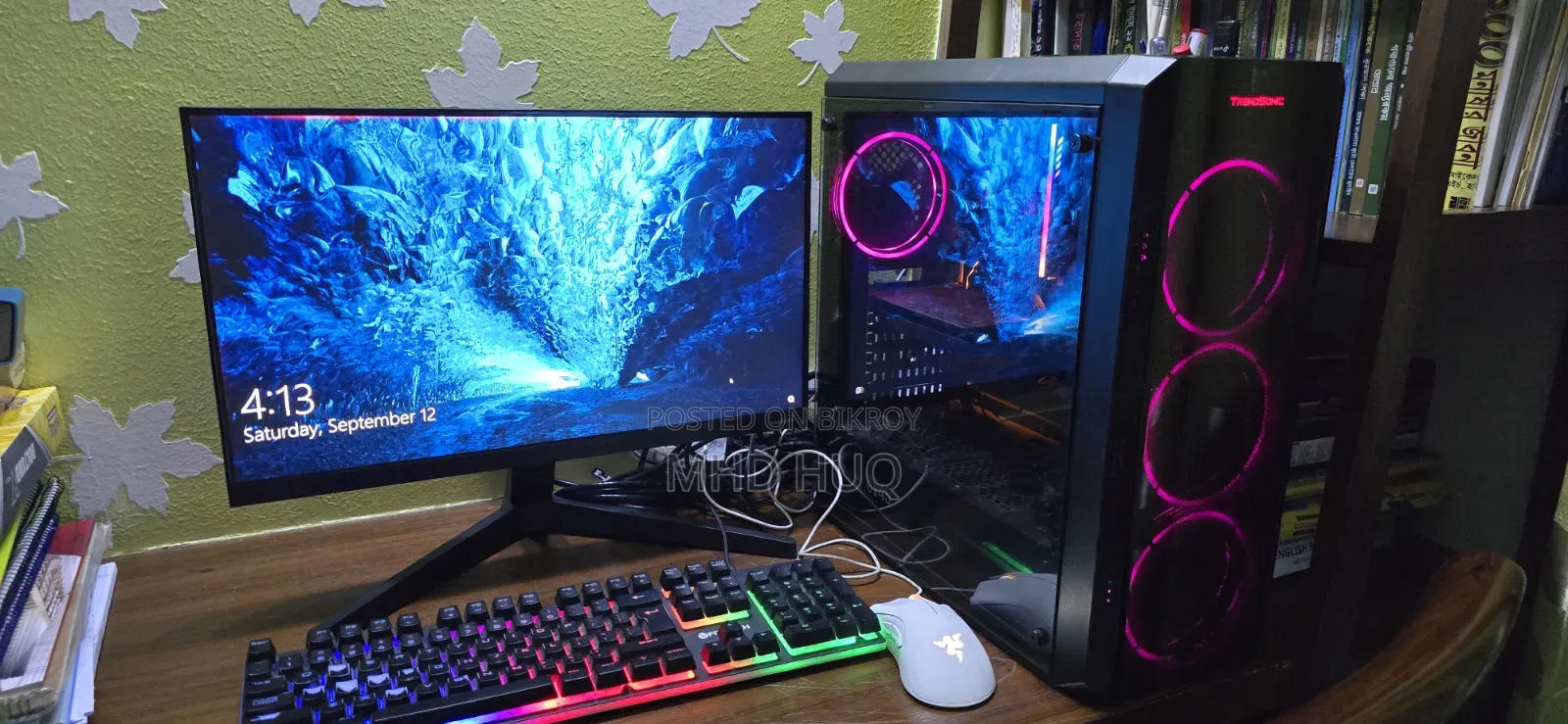 Desktop Computer 8GB AMD Ryzen 3 HDD+SSD 512GB