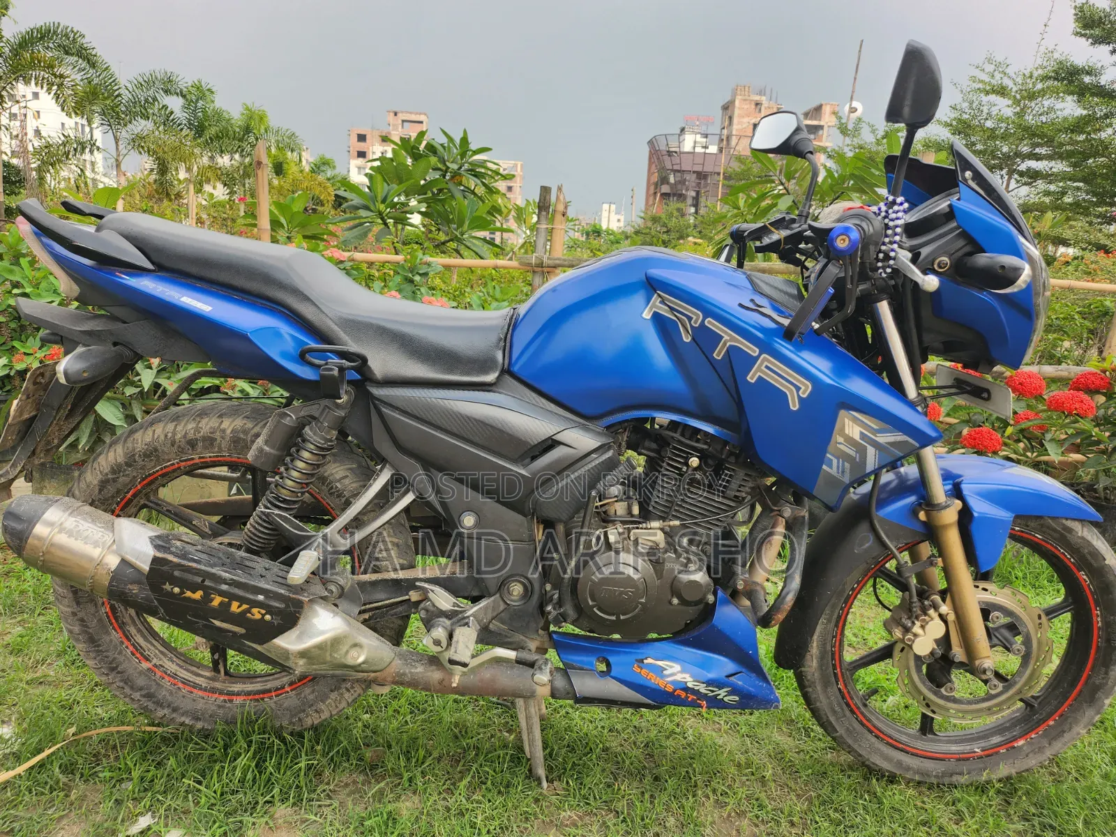 TVS Apache RTR 160 2V ABS 2018 Blue