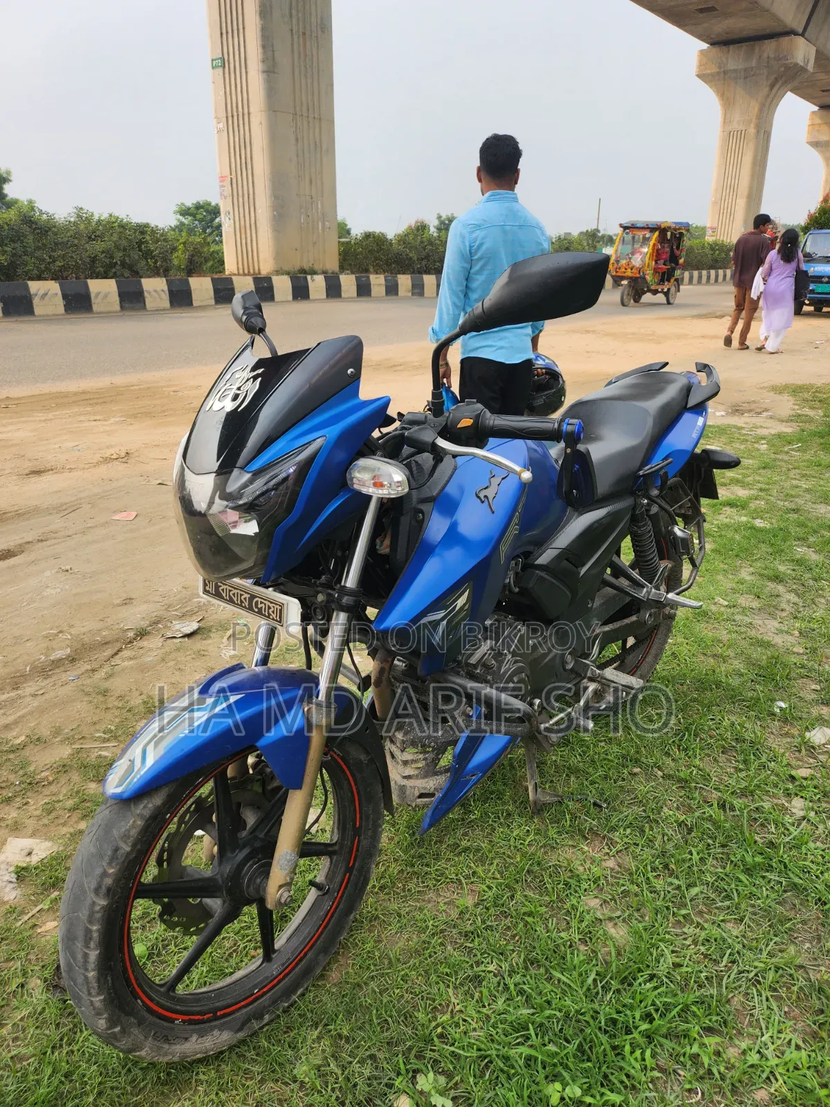 TVS Apache RTR 160 2V ABS 2018 Blue