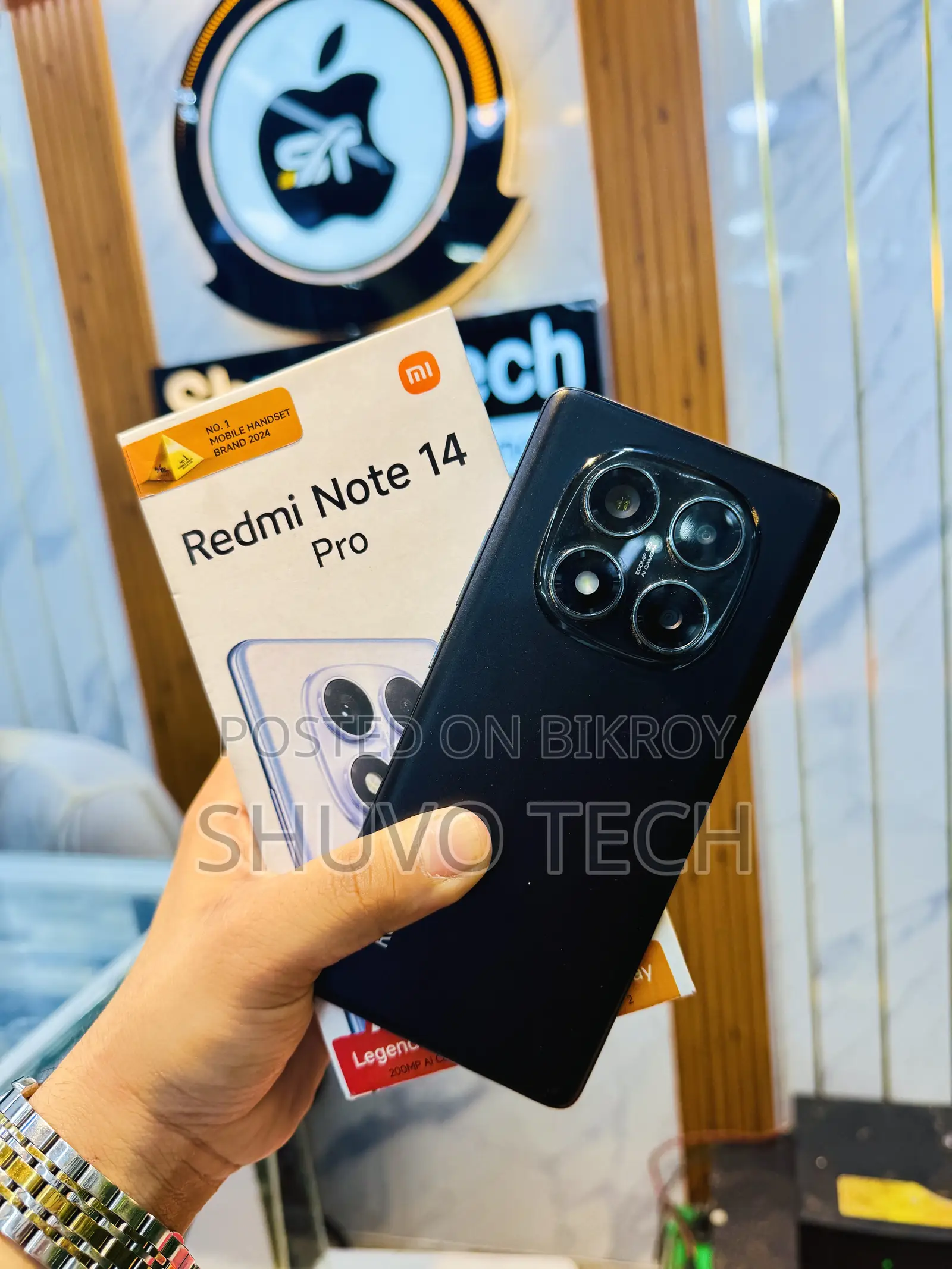 শাওমি রেডমি নোট ১৪ প্রো ২৫৬ জিবি ব্ল্যাক