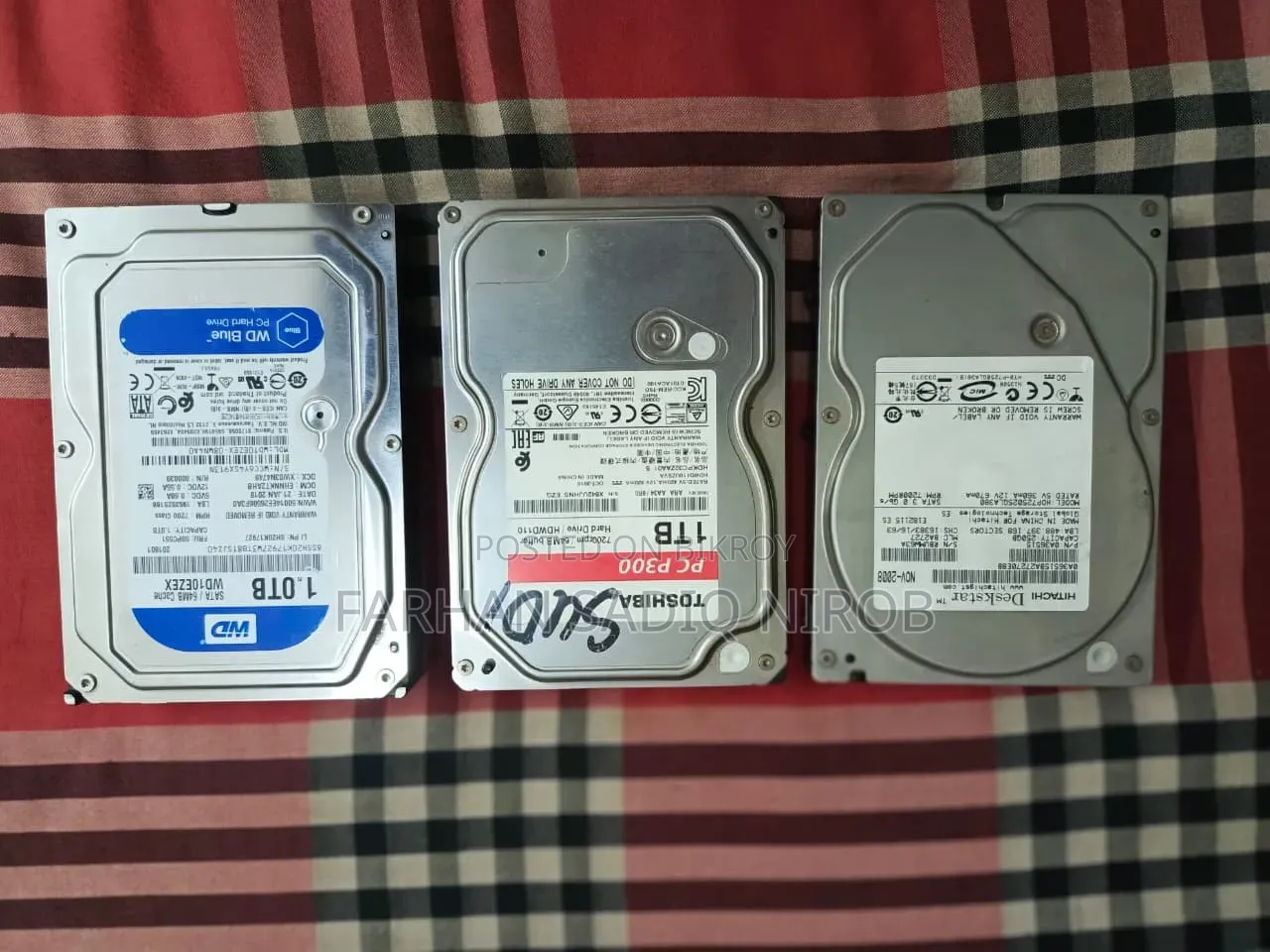 3x Desktop Internal Hard Disk (HDD)