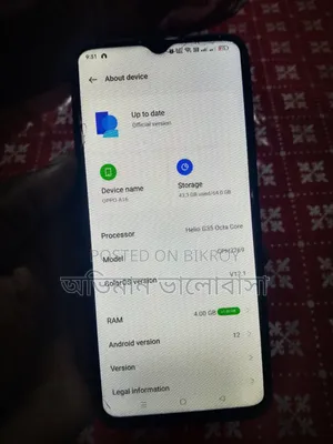 Oppo A16 64 GB Black