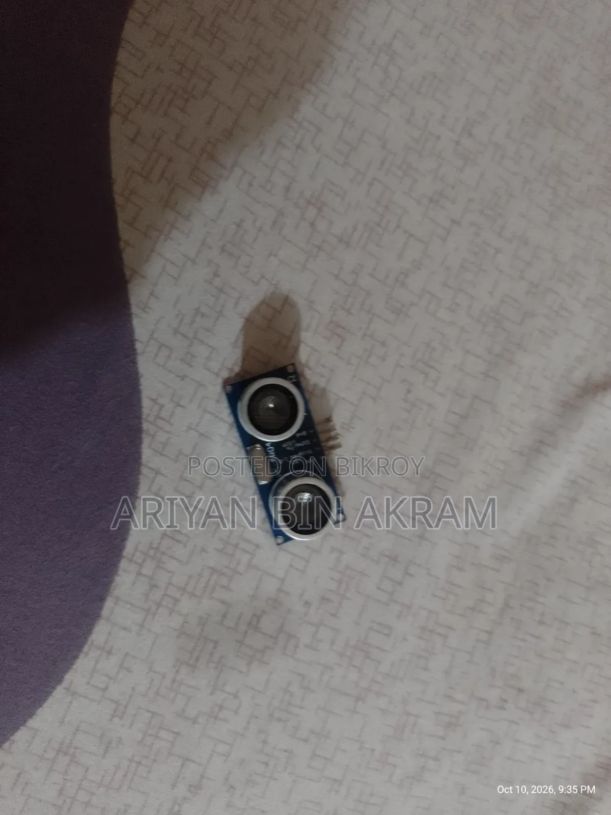 Arduino Uno R3 + Ultrasonic Sensor + Breadboard + USB Cable