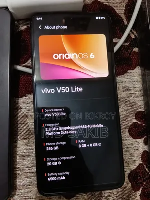 Vivo V50 Lite 4G 256 GB Black