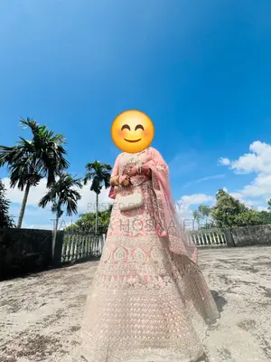 Worn Once Pink Bridal Lehenga for Sale