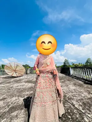 Worn Once Pink Bridal Lehenga for Sale