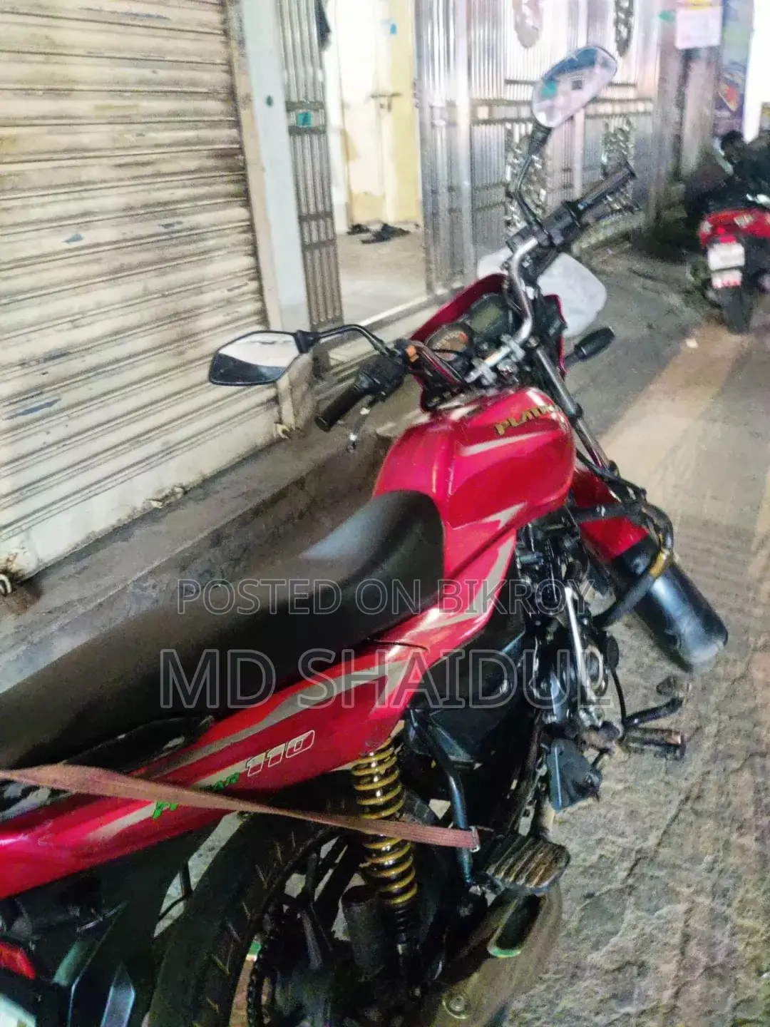 Bajaj Platina 100 2021 Red