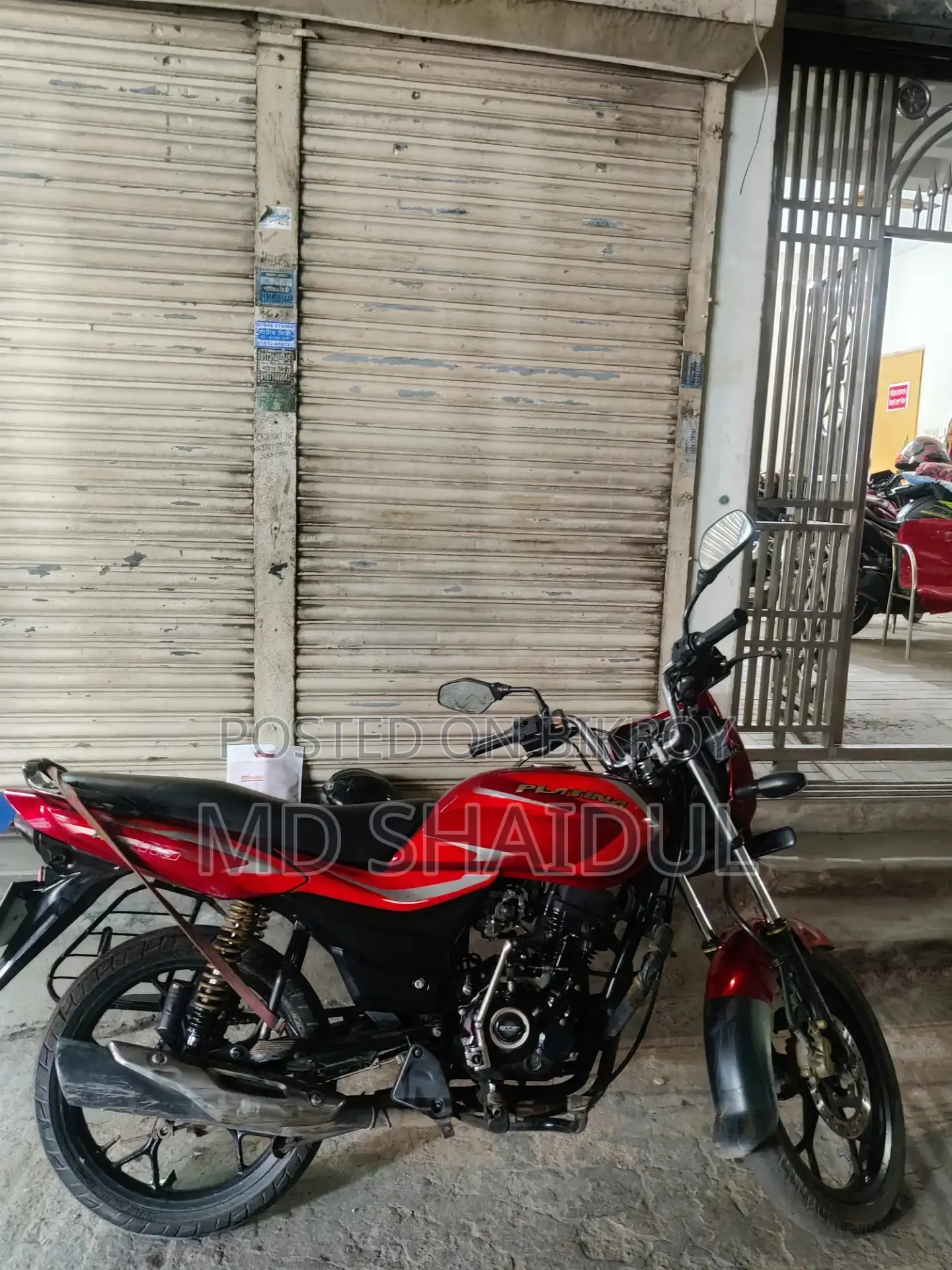 Bajaj Platina 100 2021 Red