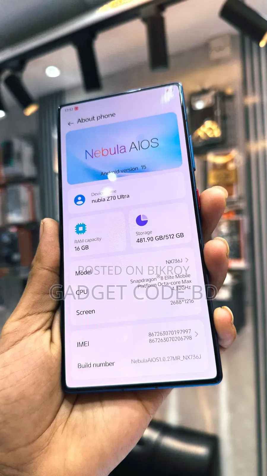 ZTE Nubia Z70 Ultra 512GB