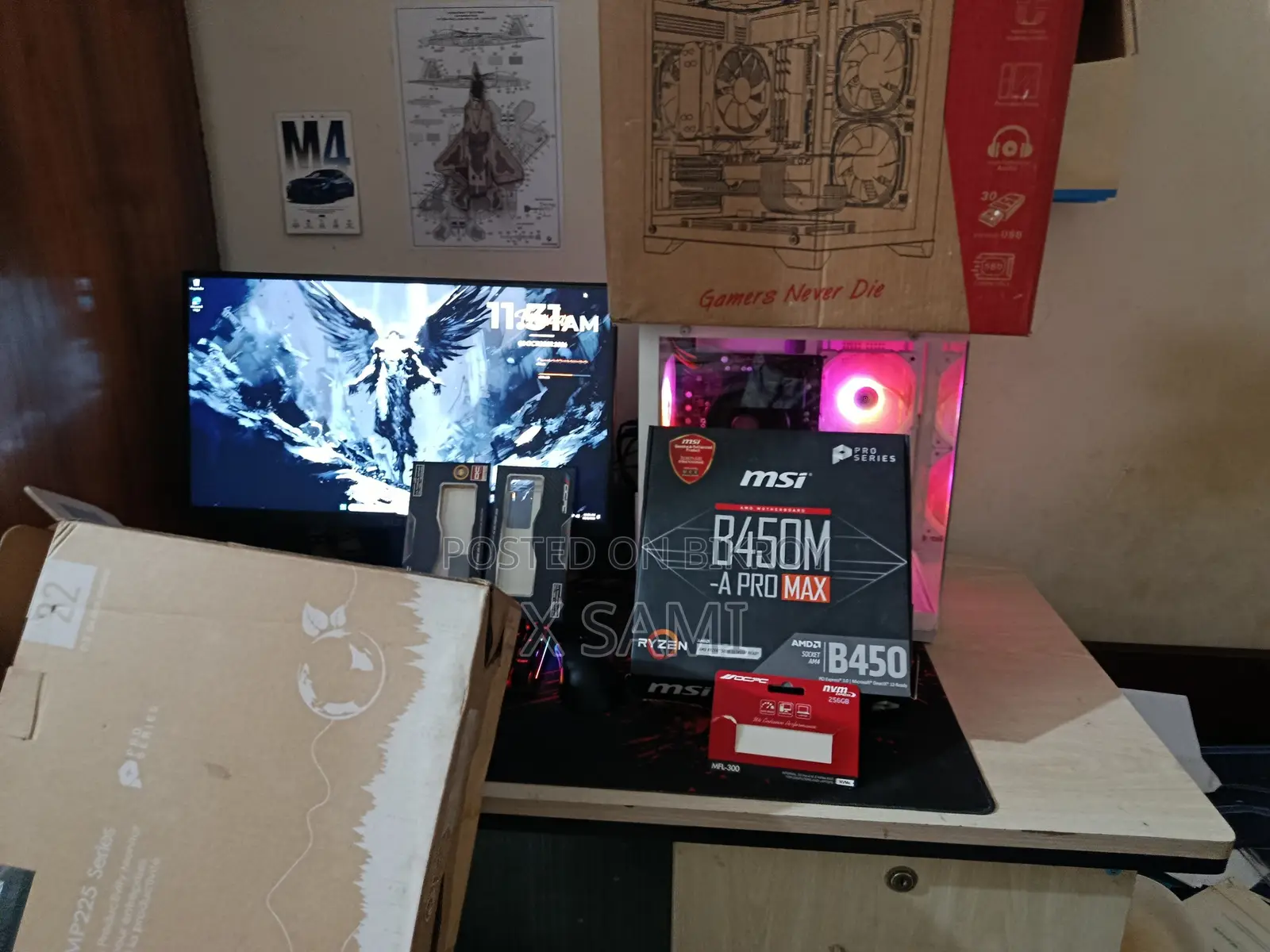 Desktop Computer MSI 16GB AMD Ryzen 5 SSD 256GB