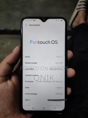 ভিভো ওয়াই১১ ৩২ জিবি ব্লু