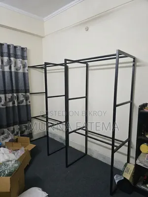 ক্লোথিং র‍্যাক হেভি ডিউটি এসএস ডাবল