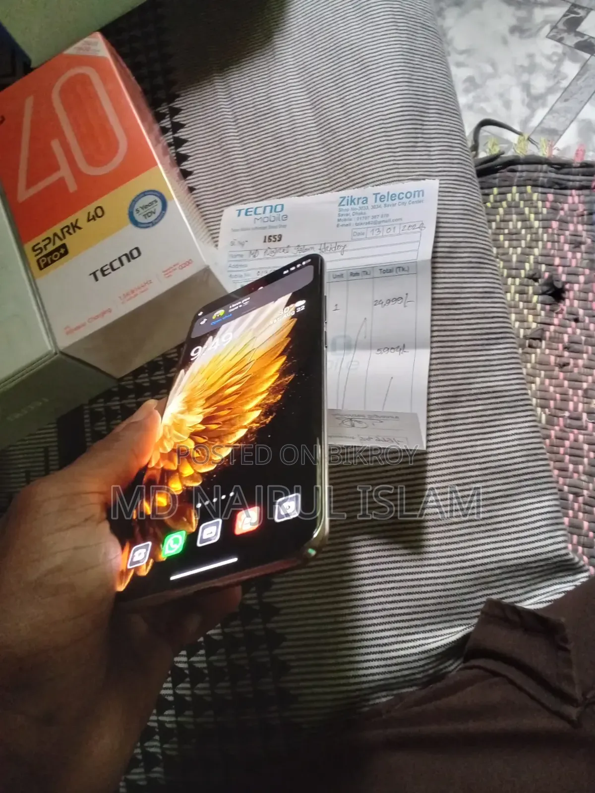 Tecno Spark 40 Pro+ 256 GB White