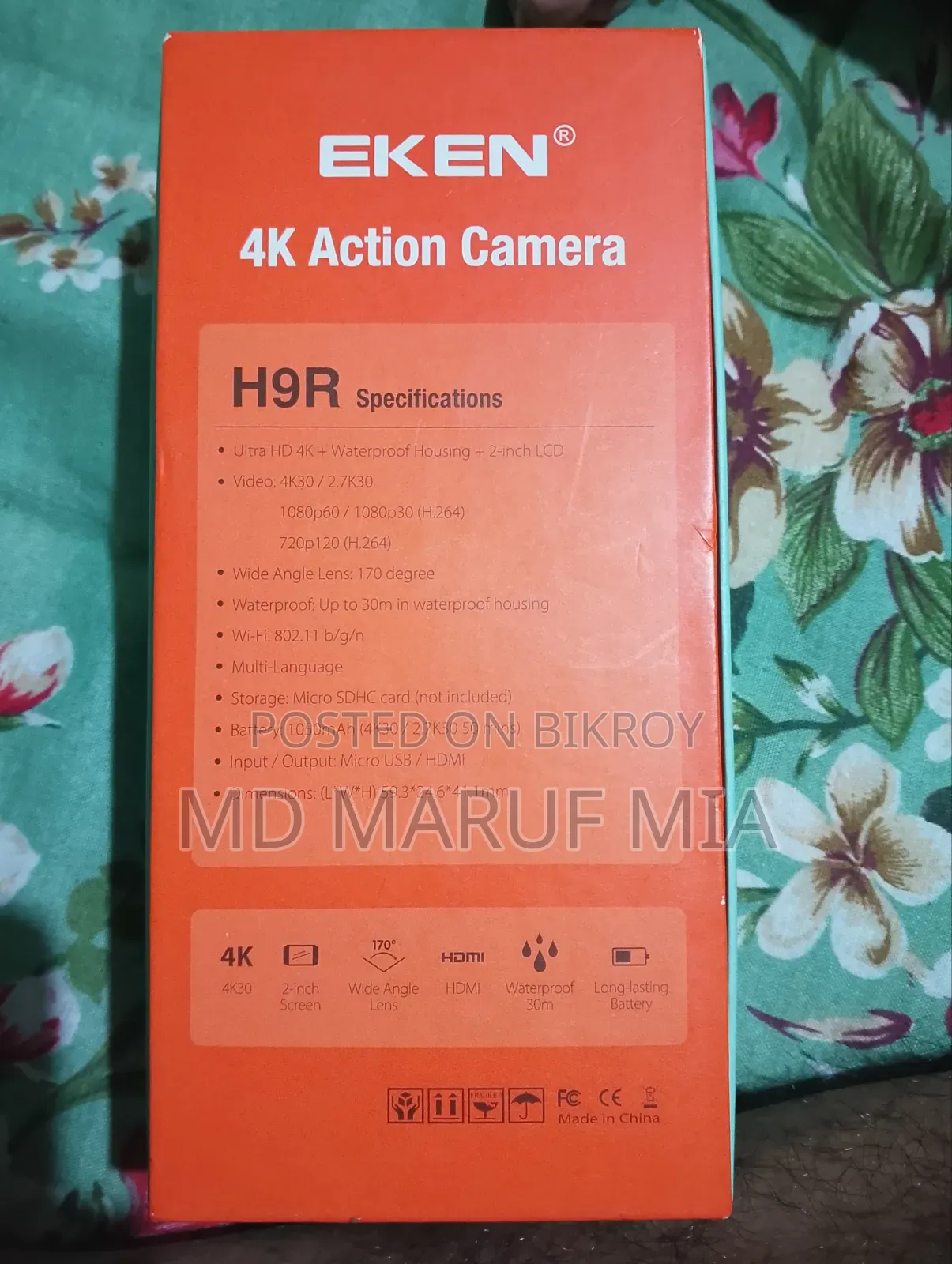 Action Camera (Eken H9R)