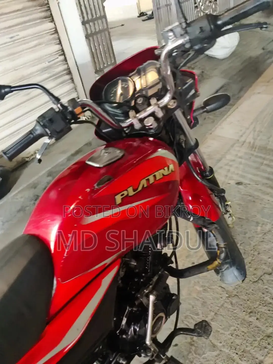 Bajaj Platina 100 2021 Red
