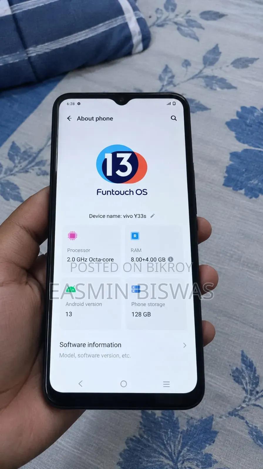 Vivo Y33s 64 GB Blue