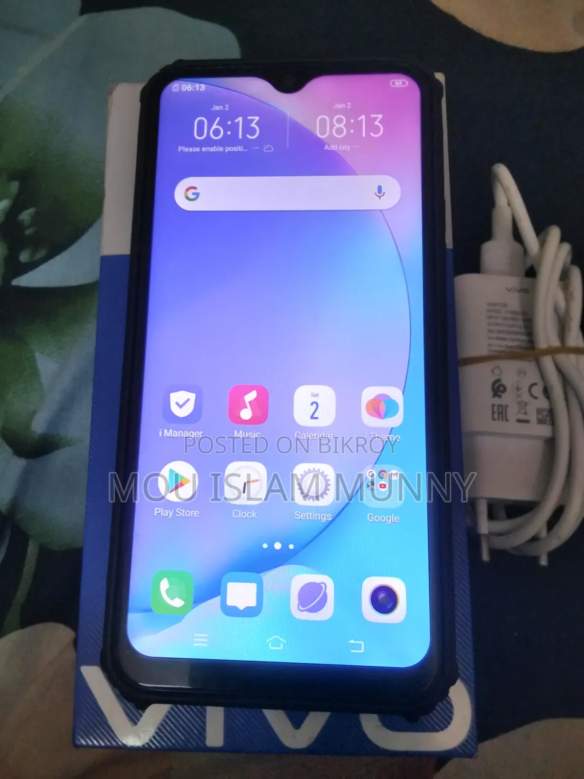 Vivo Y17 64 GB Black