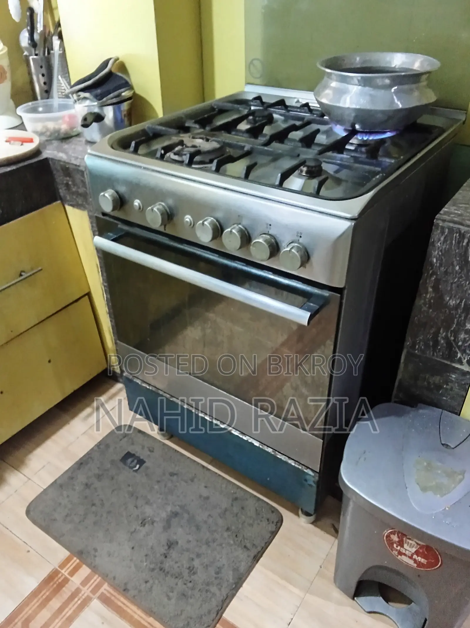 Glass Top Gas 4 Burner Stove