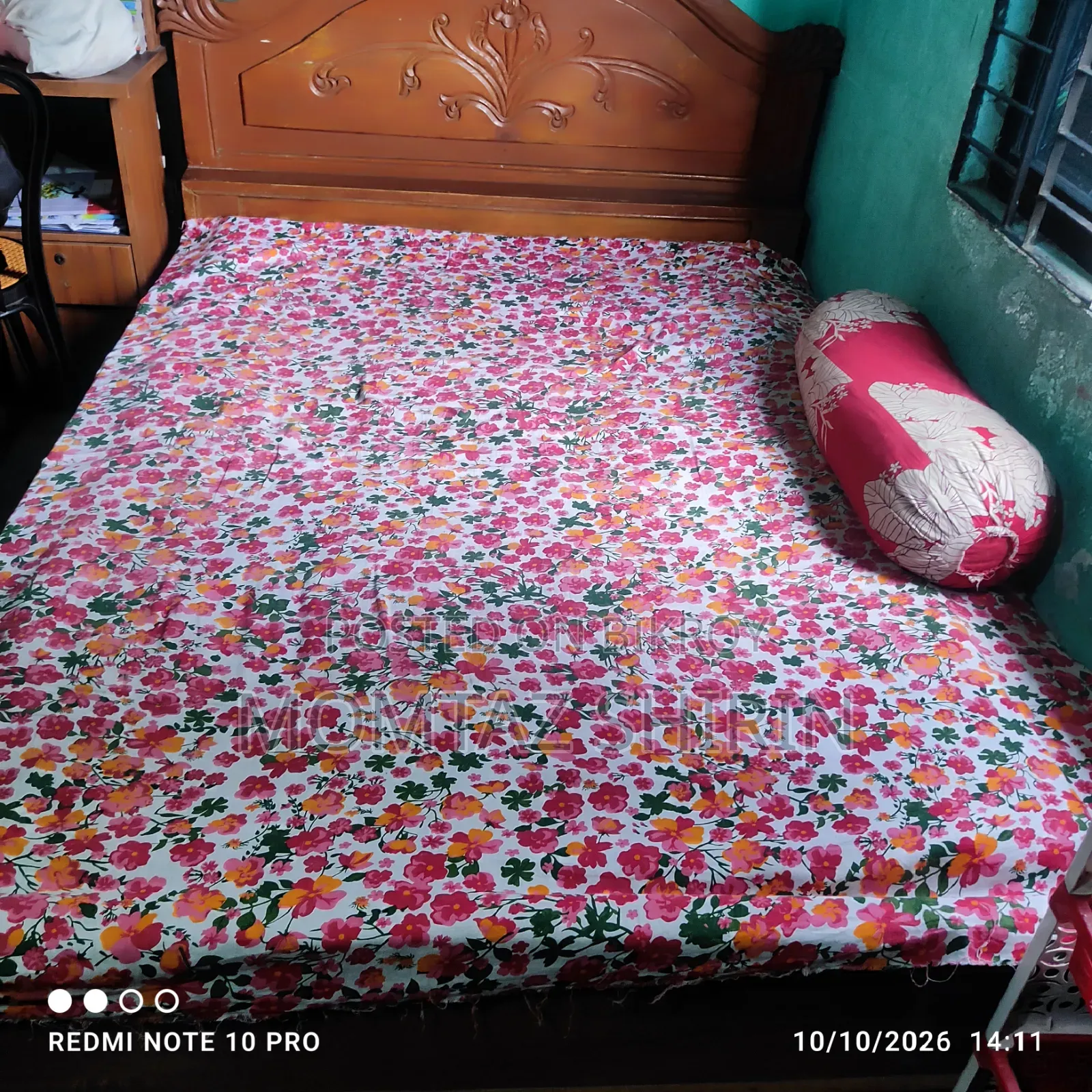 পুরাতন সিঙ্গেল কাঠের খাট বিক্রি হবে, কম দাম