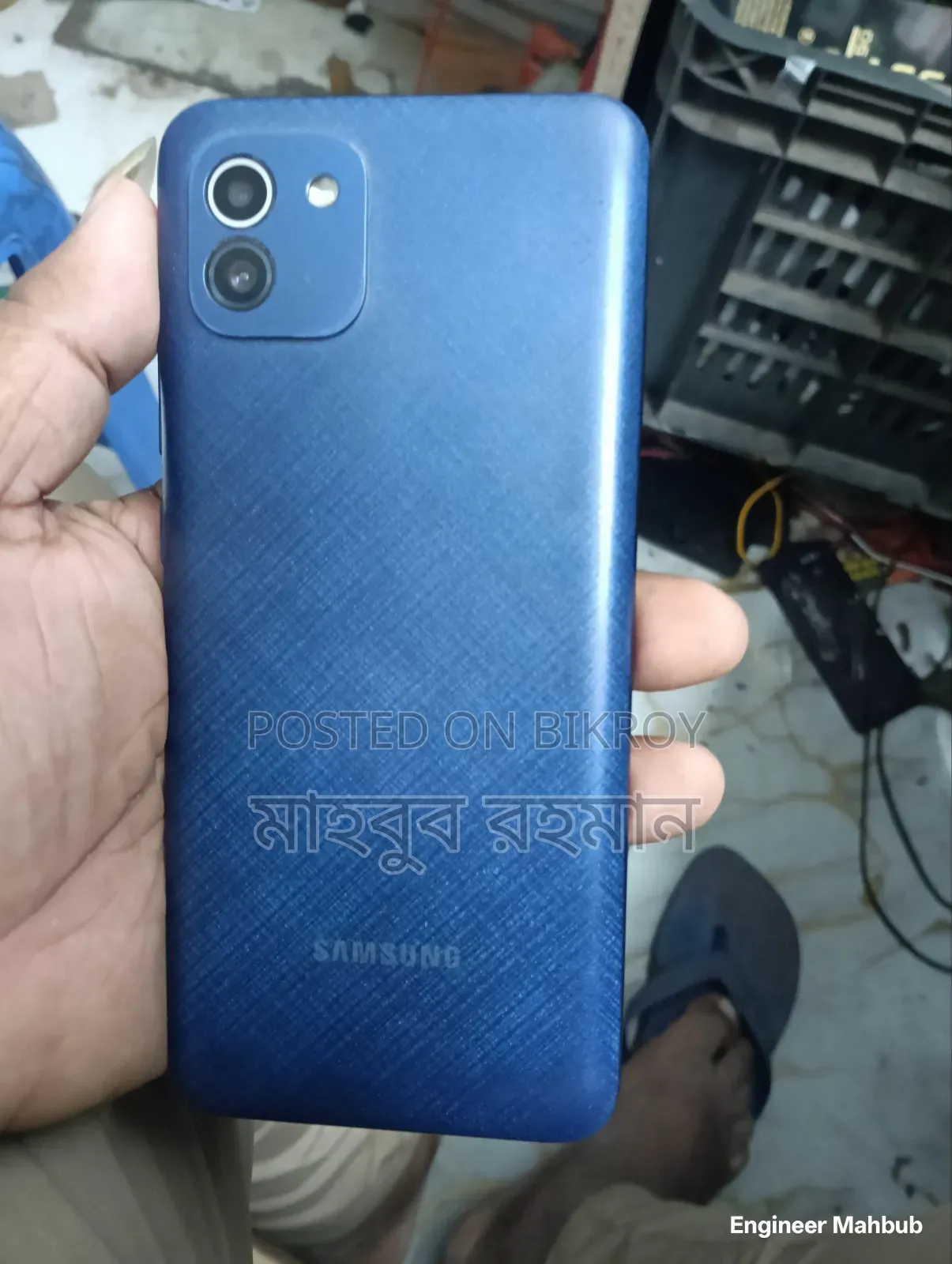 স্যামসাং গ্যালাক্সি এ০৩ ৬৪ জিবি নীল
