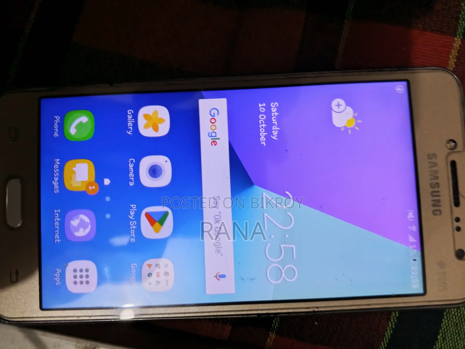 Samsung Galaxy Grand Prime Plus 8 GB Gold