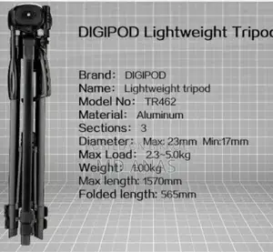 Digipod Tr 462 Camera Stand With Phone Holder