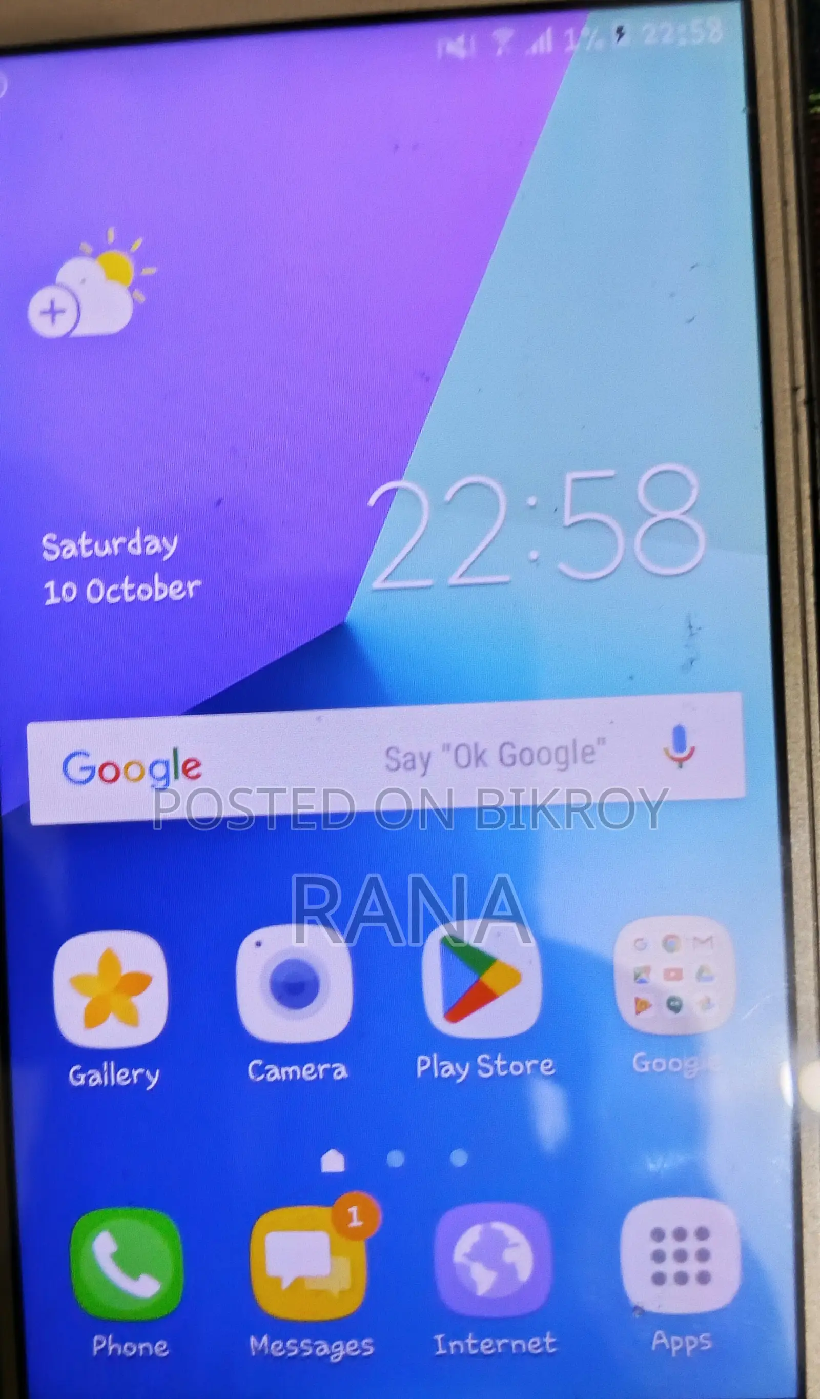 Samsung Galaxy Grand Prime Plus 8 GB Gold