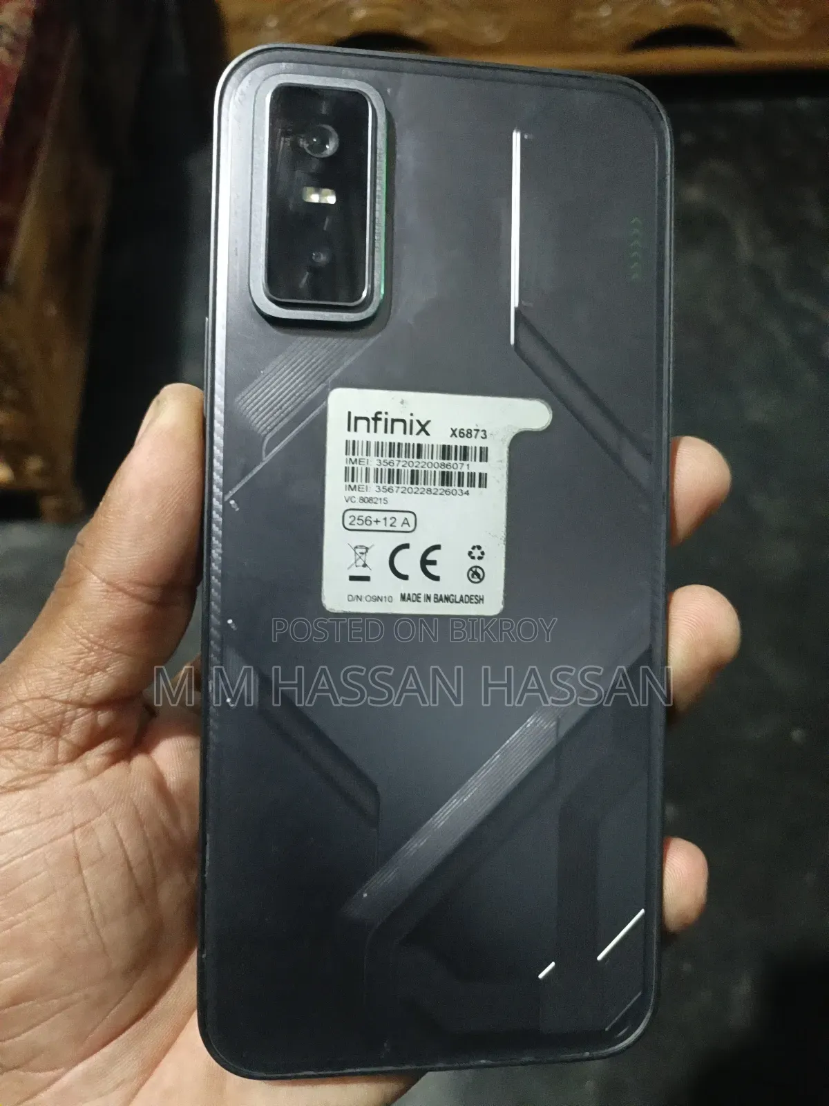 ইনফিনিক্স জিটি ৩০ প্রো ৫জি ২৫৬ জিবি কালো