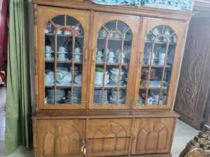 Teak wood showcase