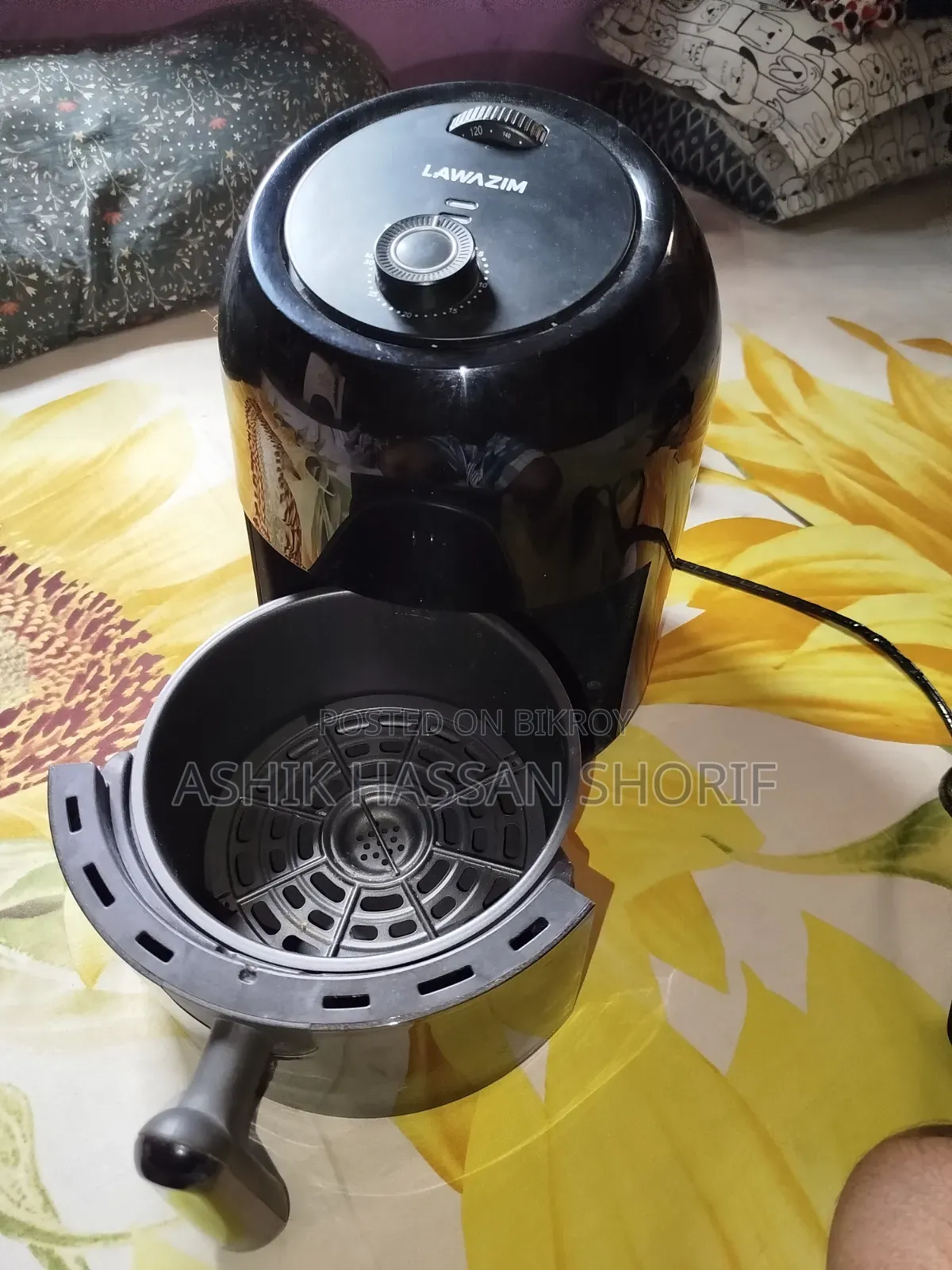 Lawazim Air Fryer 1000W, 2.5L