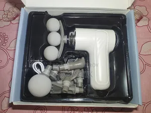 Rechargeable Electric Body Massage Gun - 3 Head & 6 Speed (New)