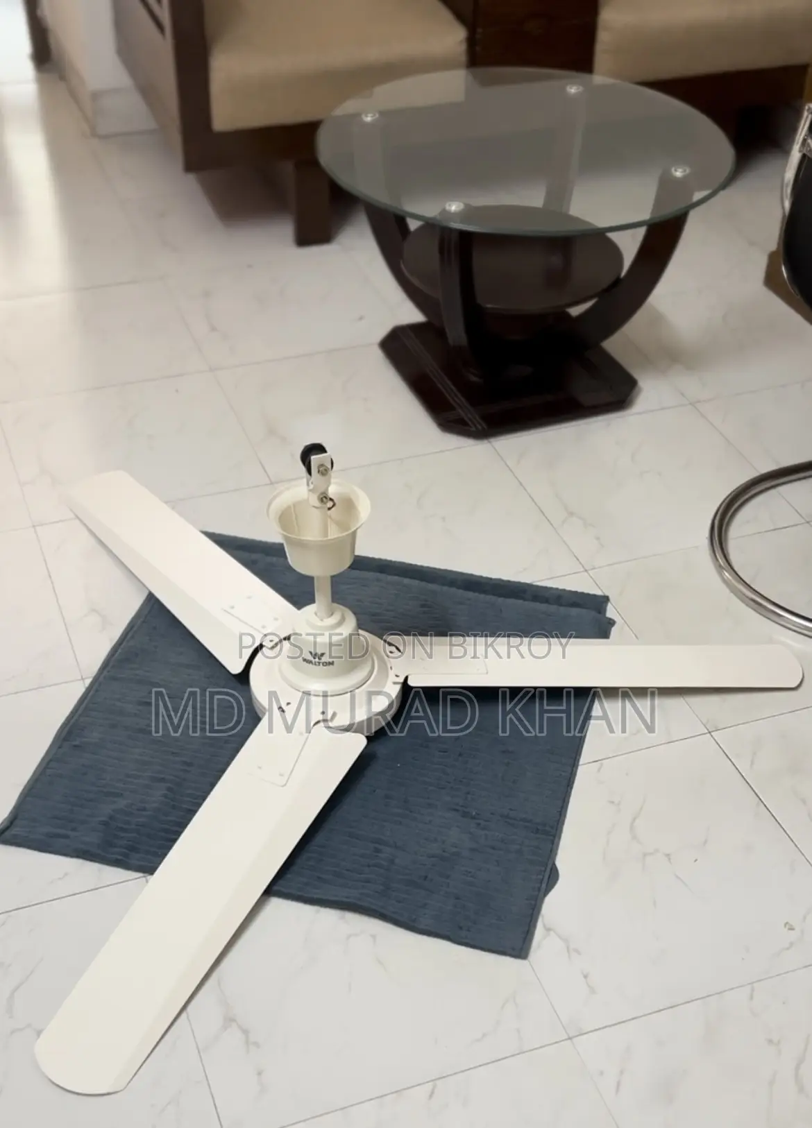 ওয়ালটন সিলিং ফ্যান প্রিমিয়াম লুকস ন্যুকলি ফ্রেশ