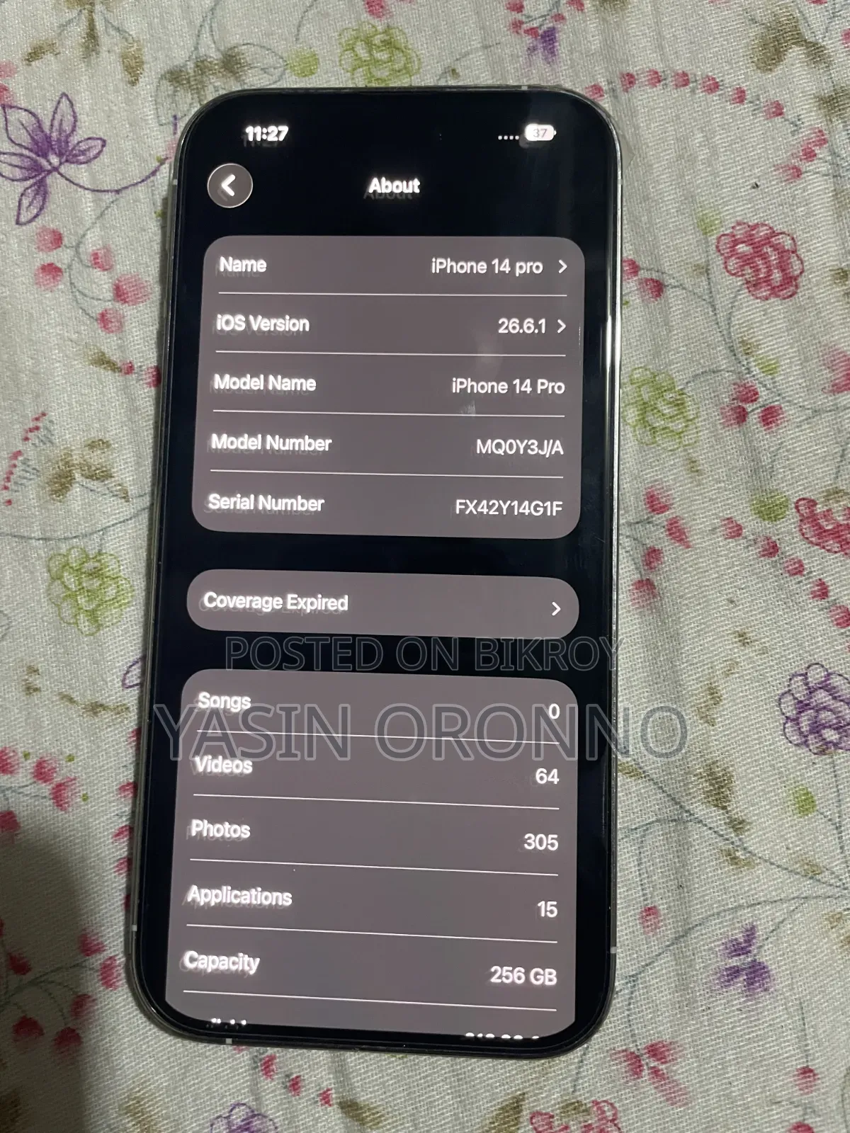 Apple iPhone 14 Pro 256 GB Silver