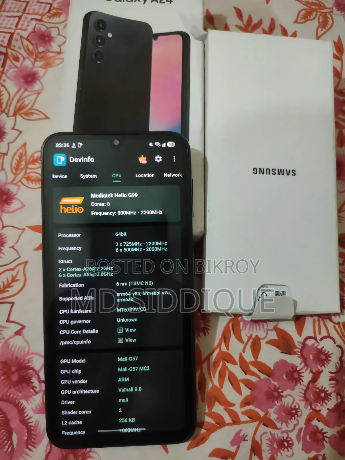 Samsung Galaxy A24 128 GB Black