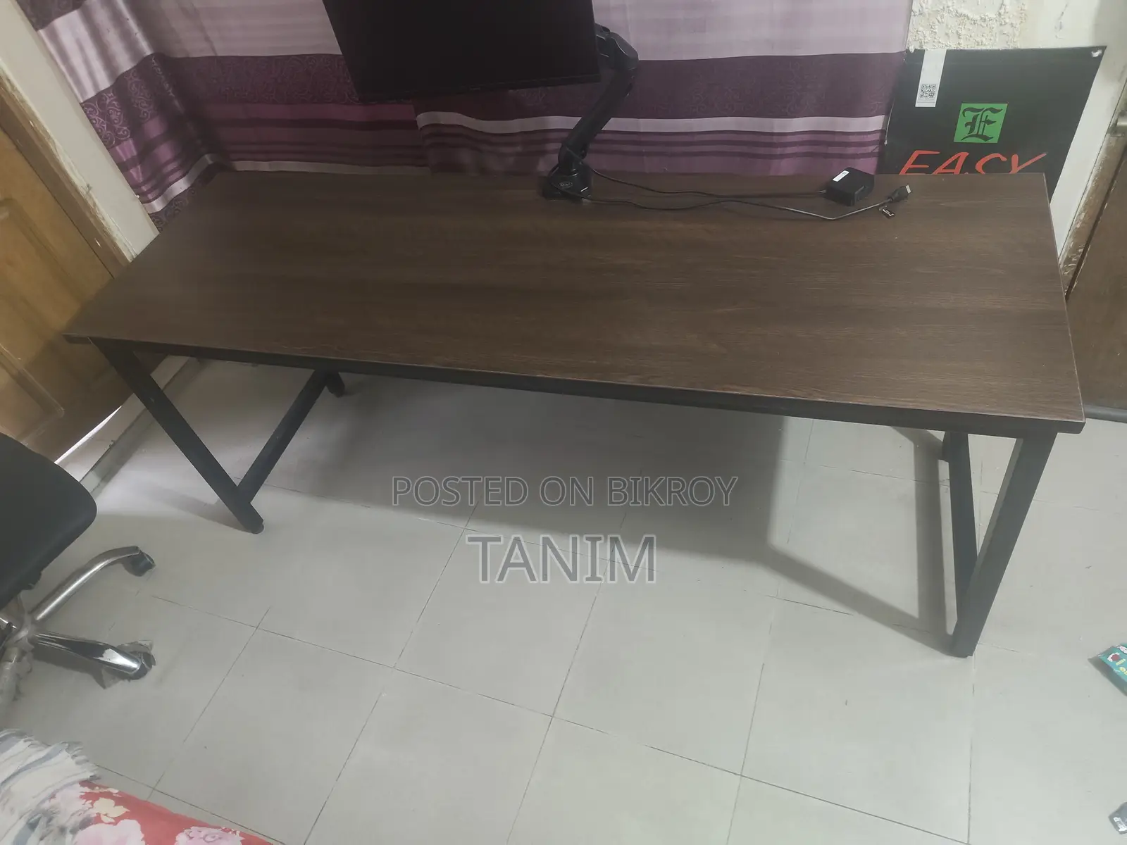গ্রিড মিনিমাল ডেস্ক টেবিল (৬ ফুট - ২ ফুট)