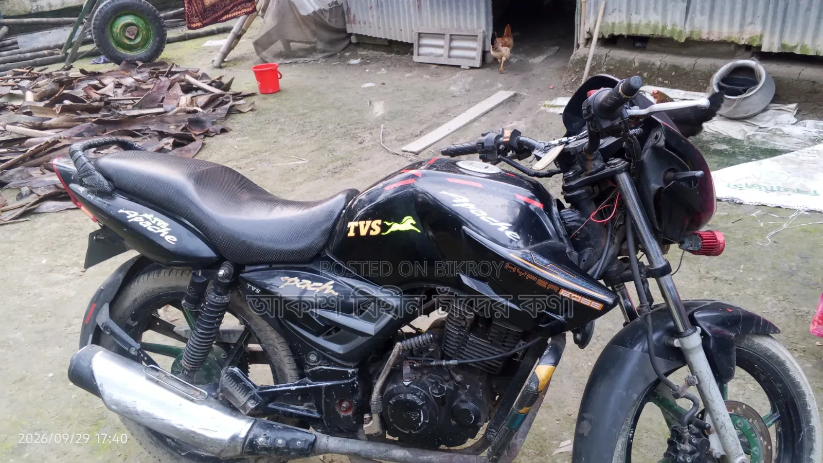 টিভিএস আপাচে আরটিআর ১৬০ ২ভি ২০১০ ব্ল্যাক