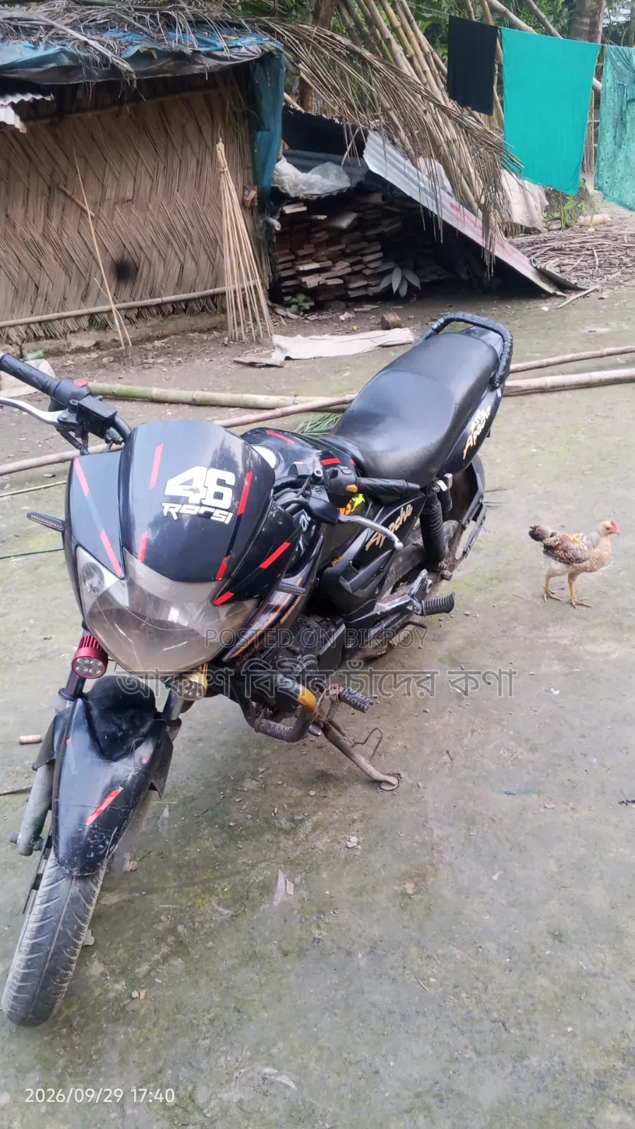টিভিএস আপাচে আরটিআর ১৬০ ২ভি ২০১০ ব্ল্যাক